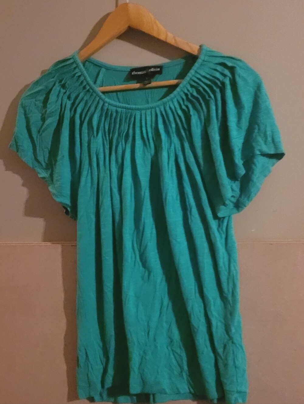 Thomas & Olivia L Ruched Yoke Short-Sleeve Tunic